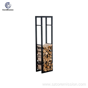 Iron Powder Coated Detachable Storage Firewood Rack